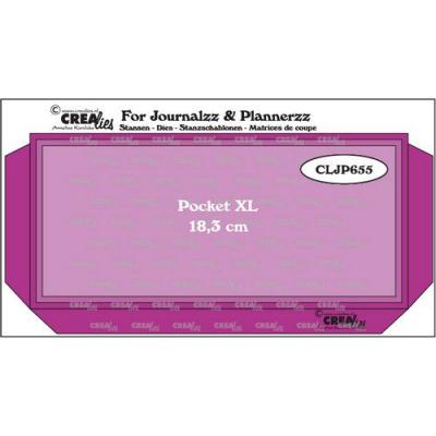 Crealies Journalzz & Pl Dies - Pocket XL mit zwei Schichten